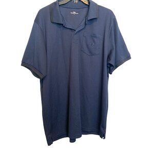 Princess Cruises XL Navy Blue Polo Shirt pit to pit 24" length 30"